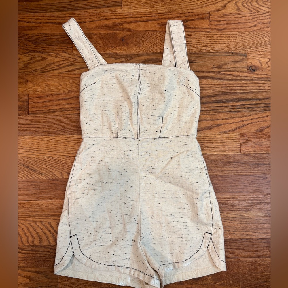 Urban Outfitters Cream Romper